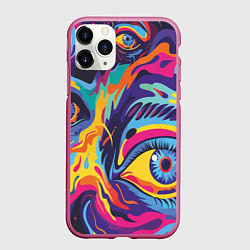 Чехол iPhone 11 Pro матовый Глаза вселенной