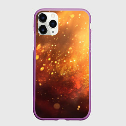 Чехол iPhone 11 Pro матовый Золотая блестящая текстура