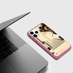 Чехол iPhone 11 Pro матовый Архитектурный сюр, цвет: 3D-малиновый — фото 2