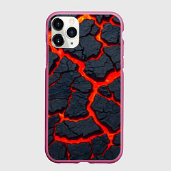 Чехол iPhone 11 Pro матовый Текущая в породе лава