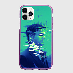 Чехол iPhone 11 Pro матовый Марк Скаут - Разделение, цвет: 3D-фиолетовый