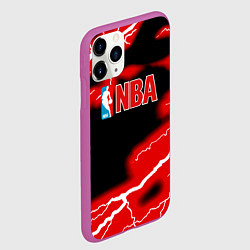 Чехол iPhone 11 Pro матовый NBA шторм, цвет: 3D-фиолетовый — фото 2