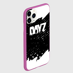 Чехол iPhone 11 Pro матовый Dayz геометрия краски, цвет: 3D-фиолетовый — фото 2