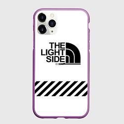 Чехол iPhone 11 Pro матовый The light side, цвет: 3D-фиолетовый