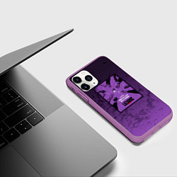 Чехол iPhone 11 Pro матовый Lazarus: Violet Pattern, цвет: 3D-фиолетовый — фото 2