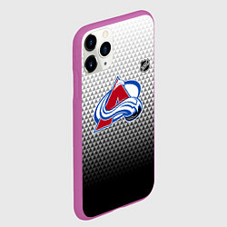 Чехол iPhone 11 Pro матовый Колорадо Эвеланш - черный градиент, цвет: 3D-фиолетовый — фото 2