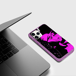 Чехол iPhone 11 Pro матовый Лазарь: Элейна, цвет: 3D-фиолетовый — фото 2