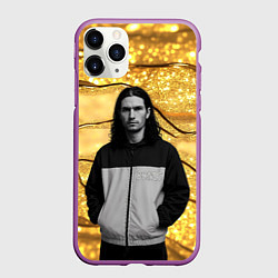 Чехол iPhone 11 Pro матовый Bones в спортивках, цвет: 3D-фиолетовый