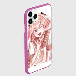 Чехол iPhone 11 Pro матовый Астольфо - Судьба: Апокриф - big pictures, цвет: 3D-фиолетовый — фото 2