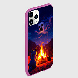 Чехол iPhone 11 Pro матовый Собака и гаст, цвет: 3D-фиолетовый — фото 2