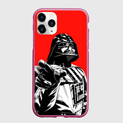 Чехол iPhone 11 Pro матовый Star wars - Darth Wader