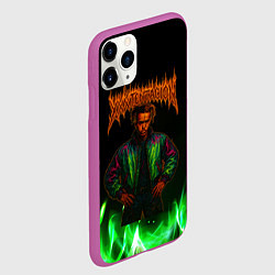 Чехол iPhone 11 Pro матовый XXXTentacion hardcore, цвет: 3D-фиолетовый — фото 2