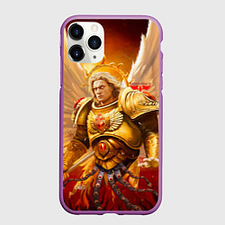 Чехол iPhone 11 Pro матовый Сангвиний кровавый ангел, цвет: 3D-фиолетовый