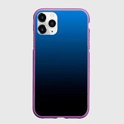 Чехол iPhone 11 Pro матовый Blue gradient