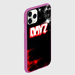 Чехол iPhone 11 Pro матовый Dayz световые краски, цвет: 3D-фиолетовый — фото 2
