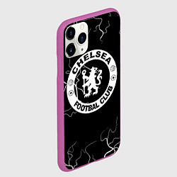 Чехол iPhone 11 Pro матовый Chelsea storm, цвет: 3D-фиолетовый — фото 2