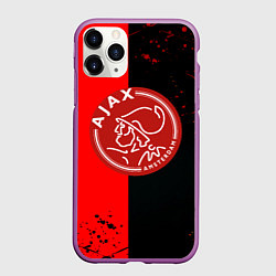 Чехол iPhone 11 Pro матовый Ajax текстура, цвет: 3D-фиолетовый