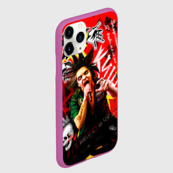 Чехол iPhone 11 Pro матовый Король и Шут - Я верю в чудо, цвет: 3D-фиолетовый — фото 2