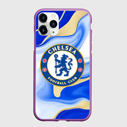 Чехол iPhone 11 Pro матовый Фк Челси