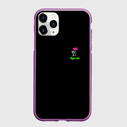 Чехол iPhone 11 Pro матовый Night club neon