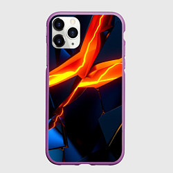 Чехол iPhone 11 Pro матовый Plate fractures