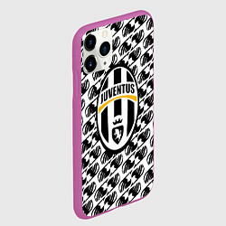 Чехол iPhone 11 Pro матовый Ювентус хвост феи лого аниме, цвет: 3D-фиолетовый — фото 2