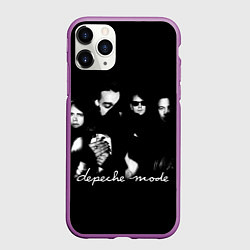 Чехол iPhone 11 Pro матовый Depeche Mode shoot