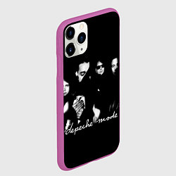 Чехол iPhone 11 Pro матовый Depeche Mode shoot, цвет: 3D-фиолетовый — фото 2