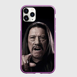 Чехол iPhone 11 Pro матовый Danny Trejo, цвет: 3D-фиолетовый