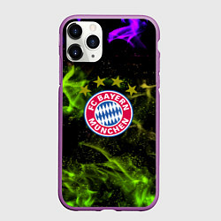 Чехол iPhone 11 Pro матовый Бавария Мюнхен огонь