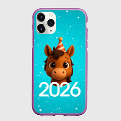 Чехол iPhone 11 Pro матовый Голова лошадки