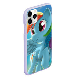 Чехол iPhone 11 Pro матовый My littlle pony, цвет: 3D-светло-сиреневый — фото 2