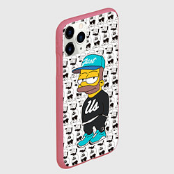 Чехол iPhone 11 Pro матовый Bart Just Us, цвет: 3D-малиновый — фото 2