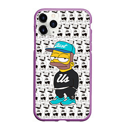 Чехол iPhone 11 Pro матовый Bart Just Us, цвет: 3D-фиолетовый
