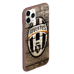 Чехол iPhone 11 Pro матовый Juventus, цвет: 3D-коричневый — фото 2