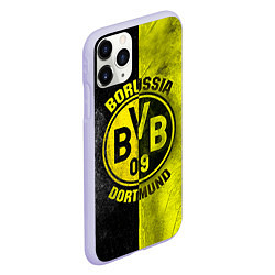 Чехол iPhone 11 Pro матовый Borussia Dortmund, цвет: 3D-светло-сиреневый — фото 2