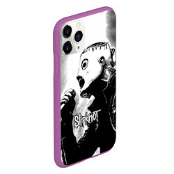 Чехол iPhone 11 Pro матовый Slipknot, цвет: 3D-фиолетовый — фото 2