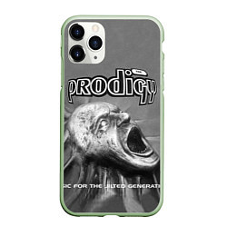 Чехол iPhone 11 Pro матовый The Prodigy: Madness, цвет: 3D-салатовый