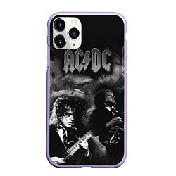 Чехол iPhone 11 Pro матовый AC/DC, цвет: 3D-светло-сиреневый