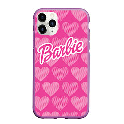 Чехол iPhone 11 Pro матовый Barbie, цвет: 3D-фиолетовый