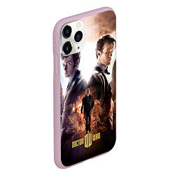 Чехол iPhone 11 Pro матовый Doctor Who: Heritage, цвет: 3D-розовый — фото 2