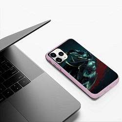 Чехол iPhone 11 Pro матовый Phantom Assassin, цвет: 3D-розовый — фото 2