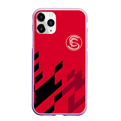 Чехол iPhone 11 Pro матовый Sevilla FC, цвет: 3D-сиреневый