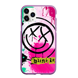 Чехол iPhone 11 Pro матовый Blink-182: Purple Smile, цвет: 3D-фиолетовый