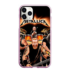 Чехол iPhone 11 Pro матовый Metallica Band