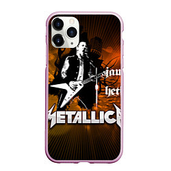 Чехол iPhone 11 Pro матовый Metallica: James Hetfield, цвет: 3D-розовый