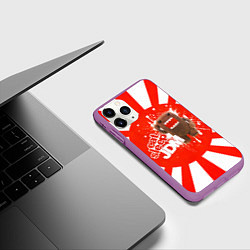 Чехол iPhone 11 Pro матовый Domo jdm, цвет: 3D-фиолетовый — фото 2