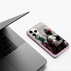 Чехол iPhone 11 Pro матовый Splinter Cell: Conviction, цвет: 3D-розовый — фото 2