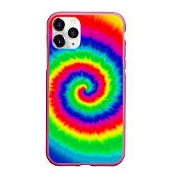 Чехол iPhone 11 Pro матовый Tie dye