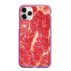 Чехол iPhone 11 Pro матовый Мясо
